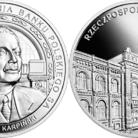 Wizerunki i ceny monet 100. rocznica utworzenia Banku Polskiego SA