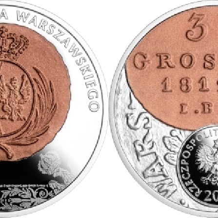 Images and prices of coins 3-grosz coin of the Duchy of Warsaw