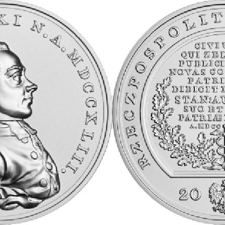 Wizerunki i ceny monet Michał Ossowski