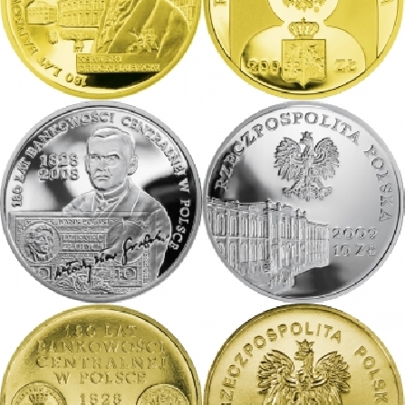 Data emisji i ceny monet 180 lat bankowości