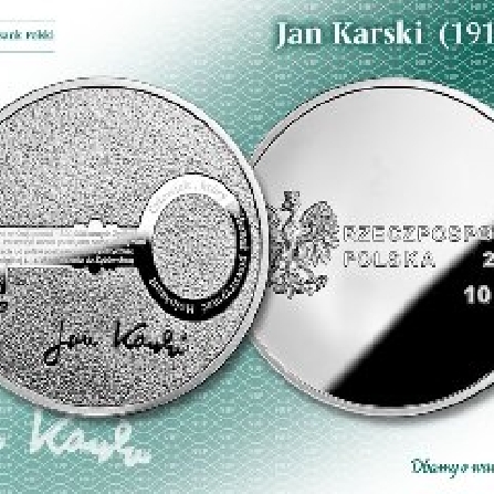 Prestiżowa nagroda dla monety poświęconej Janowi Karskiemu