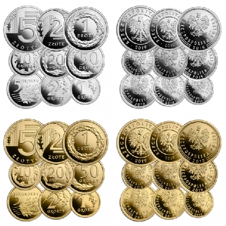 Images and prices of coins One Hundred Years of the Złoty 