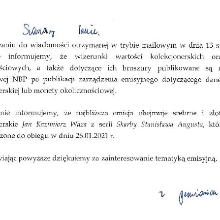 Zarządzenia Prezesa Narodowego Banku Polskiego