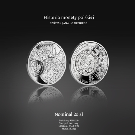 Moneta Szóstak Jana Sobieskiego nagrodzona w konkursie 
Coin Constellation 2020