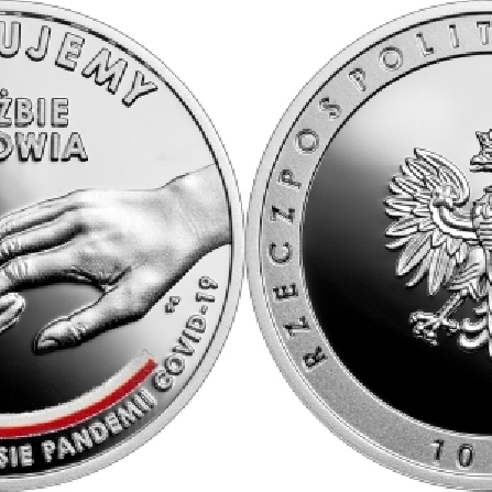 Wizerunki i ceny monet Dziękujemy służbie zdrowia za poświęcenie w czasie pandemii COVID-19