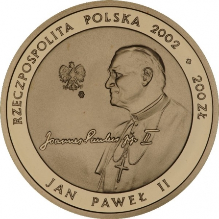Awers monety200 zł Jan Paweł II - Pontifex Maximus