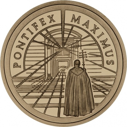 Rewers monety 200 zł Jan Paweł II - Pontifex Maximus