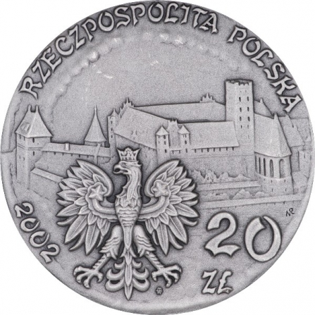 Coin obverse 20 pln Castle in Malbork