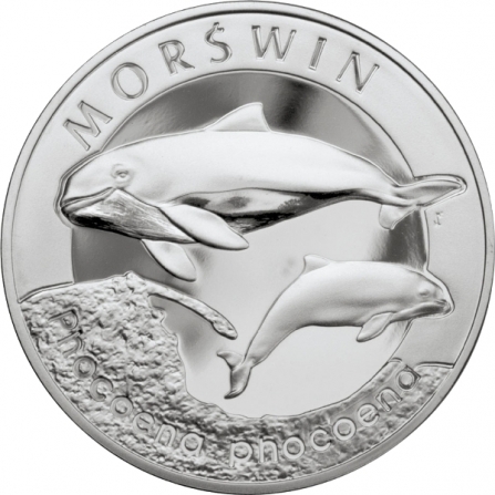 Coin reverse 20 pln The Harbour Porpoise (Phocoena phocoena)