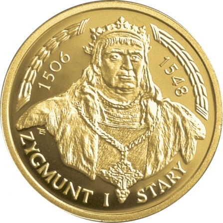 Rewers monety 100 zł Zygmunt I Stary (1506-1548)