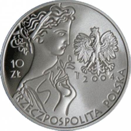 Awers monety10 zł Igrzyska XXVIII Olimpiady, Ateny 2004
