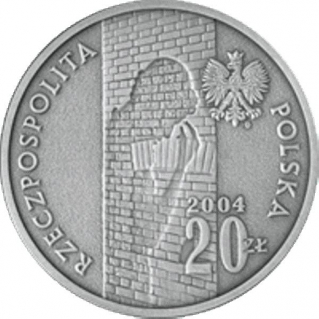 Coin obverse 20 pln In Memoriam of Victims of the Łódź Ghetto