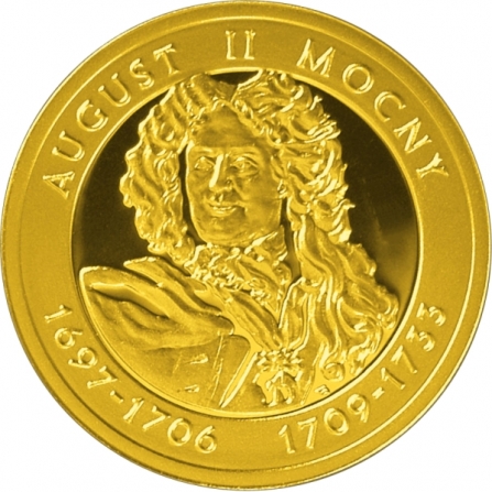 Rewers monety 100 zł August II Mocny (1697-1706, 1709-1733)