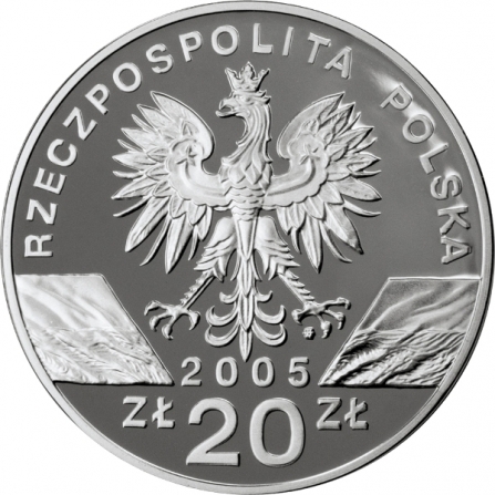 Coin obverse 20 pln The Eagle Owl (Bubo bubo)