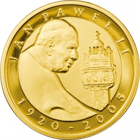 Rewers monety 100 zł Papież Jan Paweł II (1920-2005)