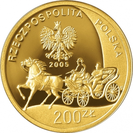 Awers monety200 zł Konstanty Ildefons Gałczyński (1905-1953), 100. rocznica urodzin
