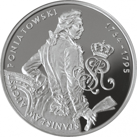 Coin reverse 10 pln Stanisław August Poniatowski (1764-1795), half-figure