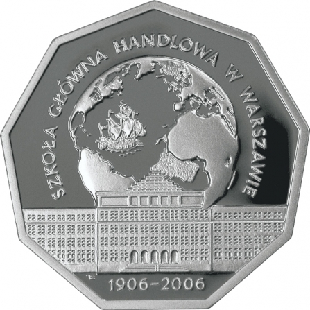 Coin reverse 10 pln The Centenary of the Warsaw School of Economics