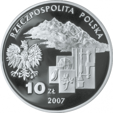 Awers monety10 zł Ignacy Domeyko (1802-1889)