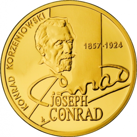Rewers monety 200 zł Konrad Korzeniowski - Joseph Conrad