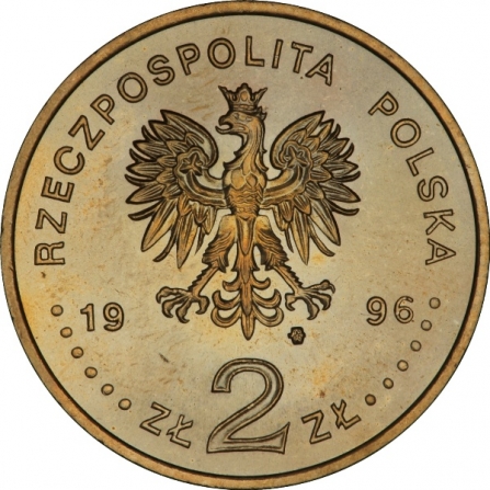 Awers monety2 zł Zygmunt II August (1548-1572)
