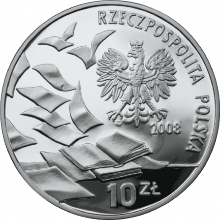 Coin obverse 10 pln 40th Anniversary of March 1968 Events