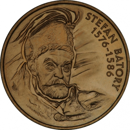 Rewers monety 2 zł Stefan Batory (1576-1586)