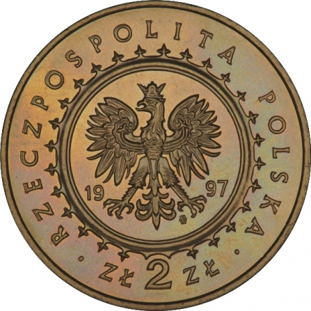 Coin obverse 2 pln Castle in Pieskowa Skala