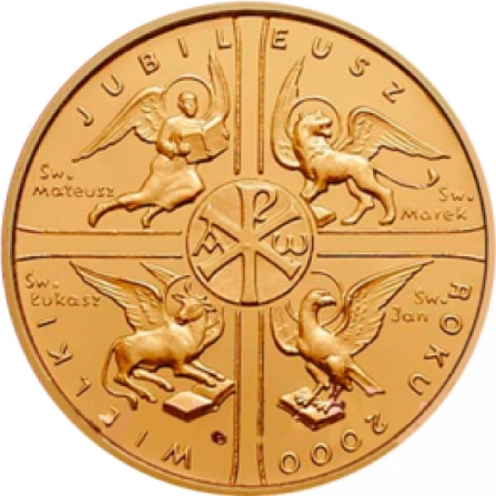Rewers monety 2 zł Wielki Jubileusz Roku 2000