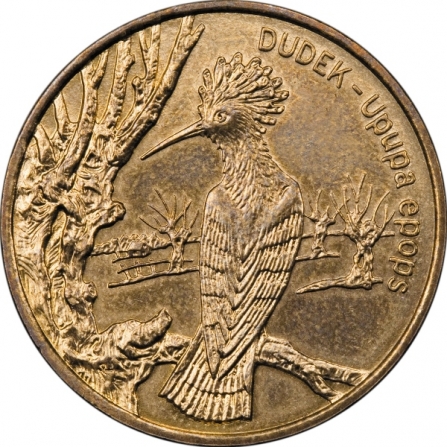 Coin reverse 2 pln The Hoopoe (Upupa epops)
