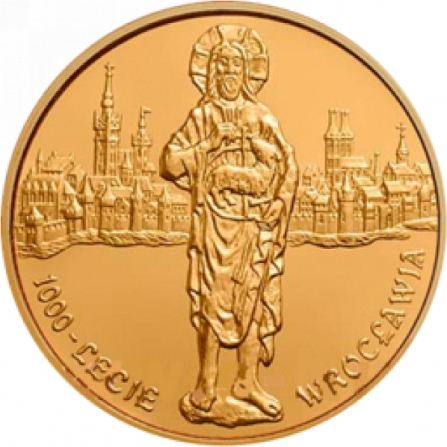 Coin reverse 2 pln Wrocław millenium