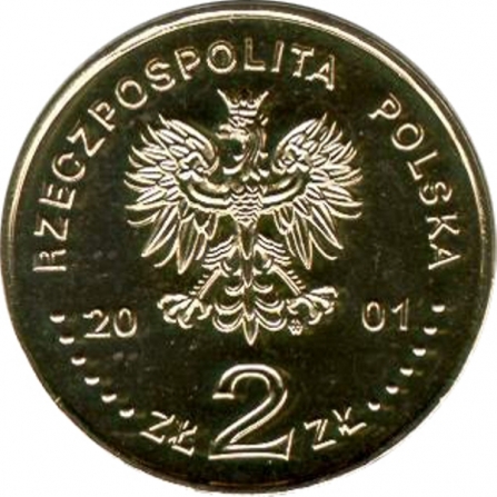 Awers monety2 zł Kopalnia soli w Wieliczce