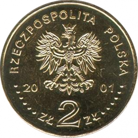 Coin obverse 2 pln 100th centenary of Priest Cardinal Stefan Wyszyński's birth