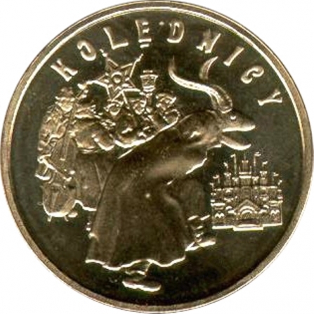 Coin reverse 2 pln Carolers