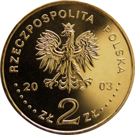Coin obverse 2 pln 150th Anniversary of Oil and Gas Industry's Origin