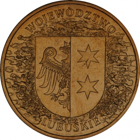 Coin reverse 2 pln Voivodship lubuskie