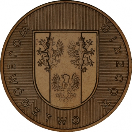 Coin reverse 2 pln Voivodship łódzkie