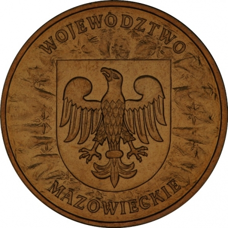 Coin reverse 2 pln Voivodship mazowieckie