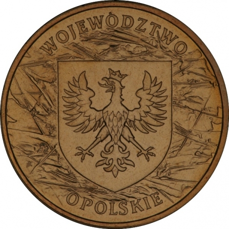Coin reverse 2 pln Voivodship opolskie