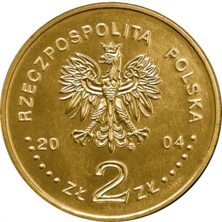 Coin obverse 2 pln 100th Anniversary of Foundation of Fine Arts Academy