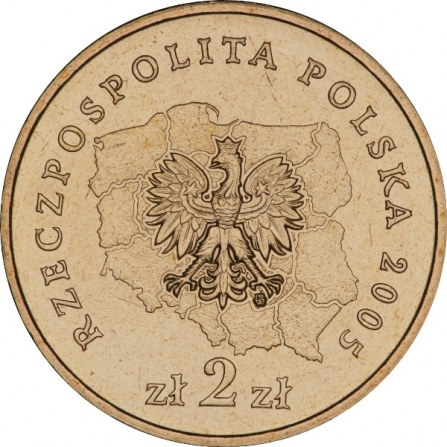 Coin obverse 2 pln Voivodship warmińsko-mazurskie