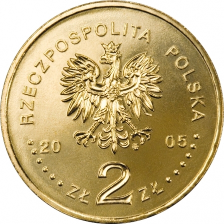 Awers monety2 zł Papież Jan Paweł II (1920-2005)