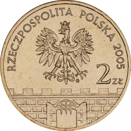 Coin obverse 2 pln Włocławek