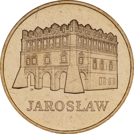 Rewers monety 2 zł Jarosław