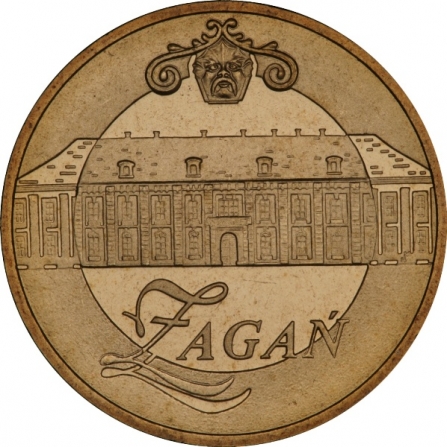 Coin reverse 2 pln Żagań