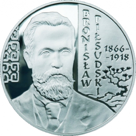 Rewers monety 10 zł Bronisław Piłsudski (1866-1918)