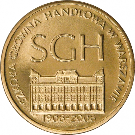 Coin reverse 2 pln The Centenary of the Warsaw School of Economics
