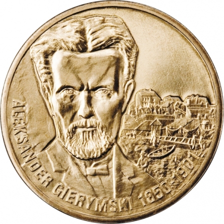 Rewers monety 2 zł Aleksander Gierymski (1850-1901)