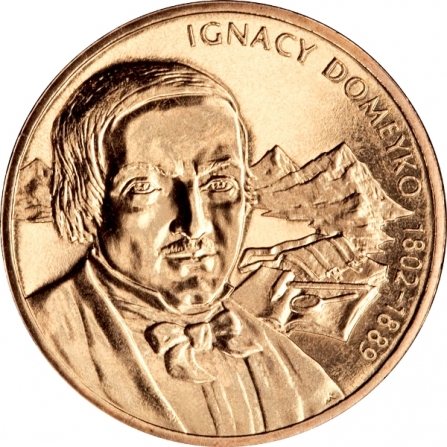 Coin reverse 2 pln Ignacy Domeyko (1802-1889)