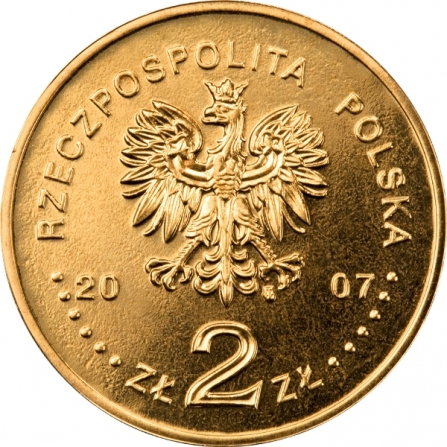 Coin obverse 2 pln 75th Anniversary of Breaking Enigma Codes